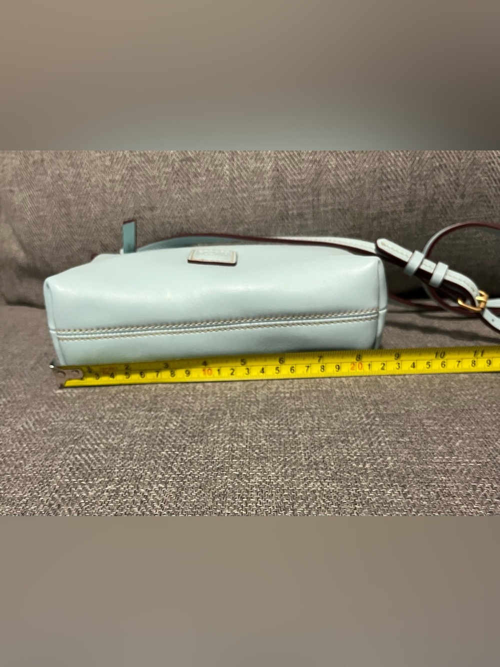 Dooney & Bourke Florentine pale blue Rosie crossbody - Picture 8 of 12